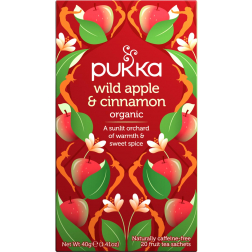Pukka thee bio, Wild Apple - Cinnamon, pak van 20 stuks