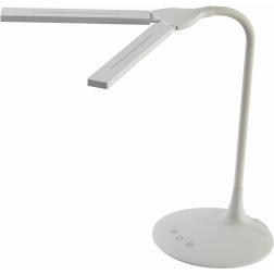 ALBA LED draadloze LED bureaulamp Twin, wit