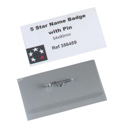 STAR badge met speld ft 54 x 90 mm