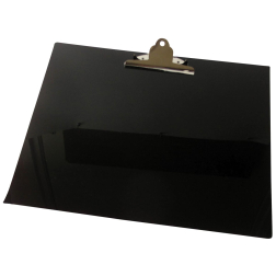 LPC klemplaat voor ft A3 landscape, zwart