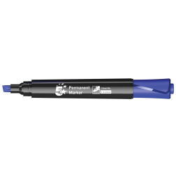 5 Star permanent marker, schuine punt, 1 tot 5 mm, blauw