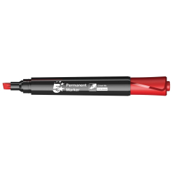 5 Star permanent marker, schuine punt, 1 tot 5 mm, rood