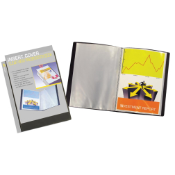 Beautone personaliseerbaar showalbum, A4, 60 tassen, zwart