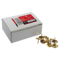 5 Star punaises In vernikkeld staal, 11 mm, doos van 150 stuks