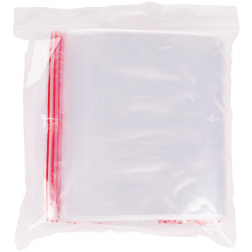 OFFICE products gripsealzakje, transparant, pak van 100 stuks, 160 x 220 mm