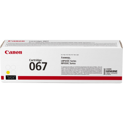Canon toner 067, 1.250 pagina's, OEM 5099C002, geel