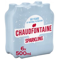 Chaudfontaine Sparkling water, fles van 50 cl, pak van 24 stuks