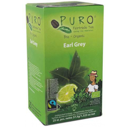 Puro Bio thee Earl Grey, fairtrade, pak van 25 zakjes