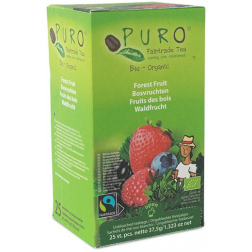 Puro Bio thee Bosvruchten, fairtrade, pak van 25 zakjes