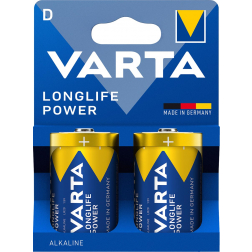 Varta Batterij Longlife Power D, blister van 2 stuks