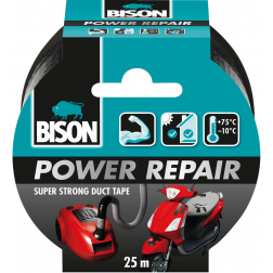 Bison plakband Power Repair, ft 48 mm x 25 m, zwart