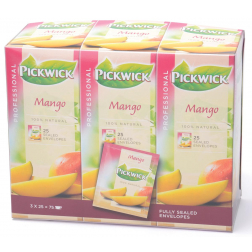 Pickwick thee, mango, pak van 25 zakjes