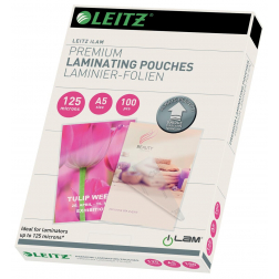 Leitz Ilam lamineerhoes ft A5, 250 micron (2 x 125 micron), pak van 100 stuks
