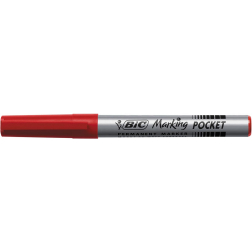 Bic permanent marker ECOlutions, schrijfbreedte 1,1 mm, fijne punt, rood