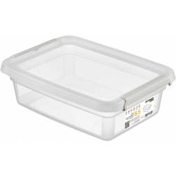 DONAU Home opbergdoos, 8,5 liter, transparant