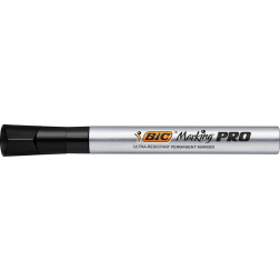 Bic markeerstift Marking Pro, beitelpunt, zwart