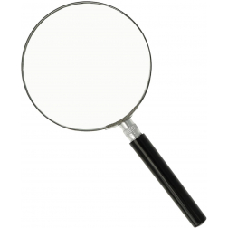 Westcott leesloep, diameter: 90 mm, vergroot tot 2 keer, zwart