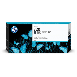 HP inktcartridge 728, 300 ml, OEM F9J68A, zwart mat
