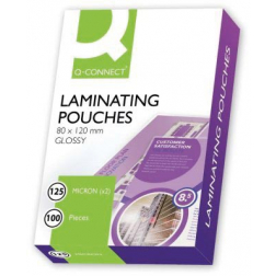 Q-CONNECT lamineeretui 2x 125 micron A7 100 stuks
