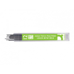 Q-CONNECT potloodstiften 0,9 mm HB etui van 12 stuks