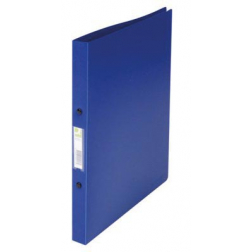 Q-CONNECT ringmap, PP, 2 ringen, 16 mm, donkerblauw