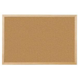 Q-CONNECT kurkbord met houten frame 60 x 40 cm