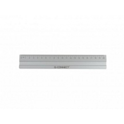 Q-CONNECT meetlat, aluminium, 20 cm, in ophangetui