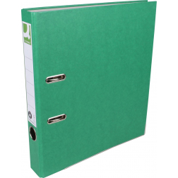 Q-CONNECT ordner, voor ft A4, uit Recycolor papier, rug van 5 cm, groen