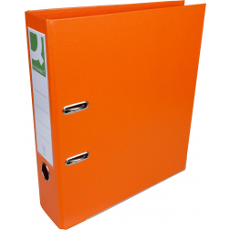 Q-CONNECT ordner, voor ft A4, volledig uit PP, rug van 8 cm, oranje