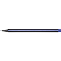 Q-CONNECT fineliner, 0,4 mm, driehoekig, blauw