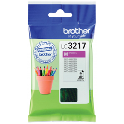 Brother inktcartridge, 550 pagina's, OEM LC-3217M, magenta