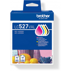Brother inktcartridge, 900 - 1.300 pagina's, OEM LC-527VAL, 4 kleuren