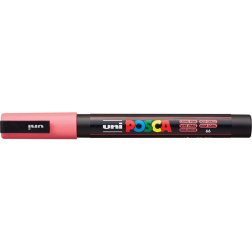 Uni POSCA paintmarker PC-3M, 1,5 mm, koraalrood