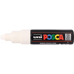 Uni POSCA paintmarker PC-7M, 4,5 - 5,5 mm, wit