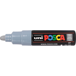 Uni POSCA paintmarker PC-7M, 4,5 - 5,5 mm, grijs