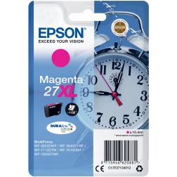 Epson inktcartridge 27XL, 1.100 pagina's, OEM C13T27134012, magenta
