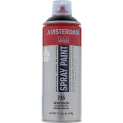 Amsterdam acrylspray 400 ml, oxydzwart