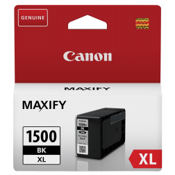 Canon inktcartridge PGI-1500XL, 1.200 pagina's, OEM 9182B001, zwart