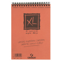 Canson schetsblok XL ft 14,8 x 21 cm (A5), blok van 60 blad
