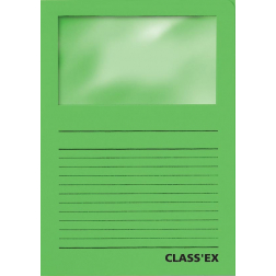 Class'ex L-map met venster intens groen