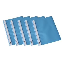 Class'ex snelhechtmap lichtblauw, pak van 5 stuks