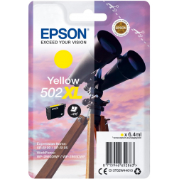 Epson inktcartridge 502XL, 470 pagina's, OEM C13T02W44010, geel