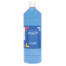 Gallery plakkaatverf, flacon van 1 l, blauw