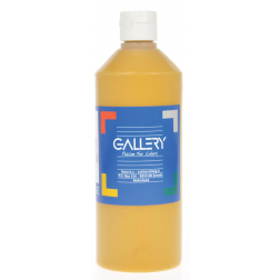Gallery plakkaatverf flacon van 500 ml, oker