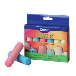 Havo stoepkrijt Chalk doos van 6 stuks