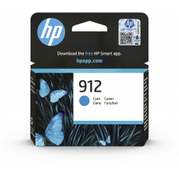 HP inktcartridge 912, 315 pagina's, OEM 3YL77AE, cyaan