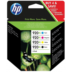 HP inktcartridge 920XL, 1.200 pagina's, OEM C2N92AE, 4 kleuren