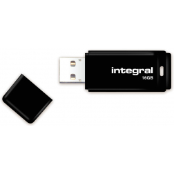 Integral USB 2.0 stick, 16 GB, zwart