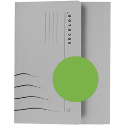 Jalema Secolor Pocketmap voor ft folio (34,8 x 23 cm), groen