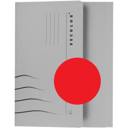 Jalema Secolor Pocketmap voor ft folio (34,8 x 23 cm), rood